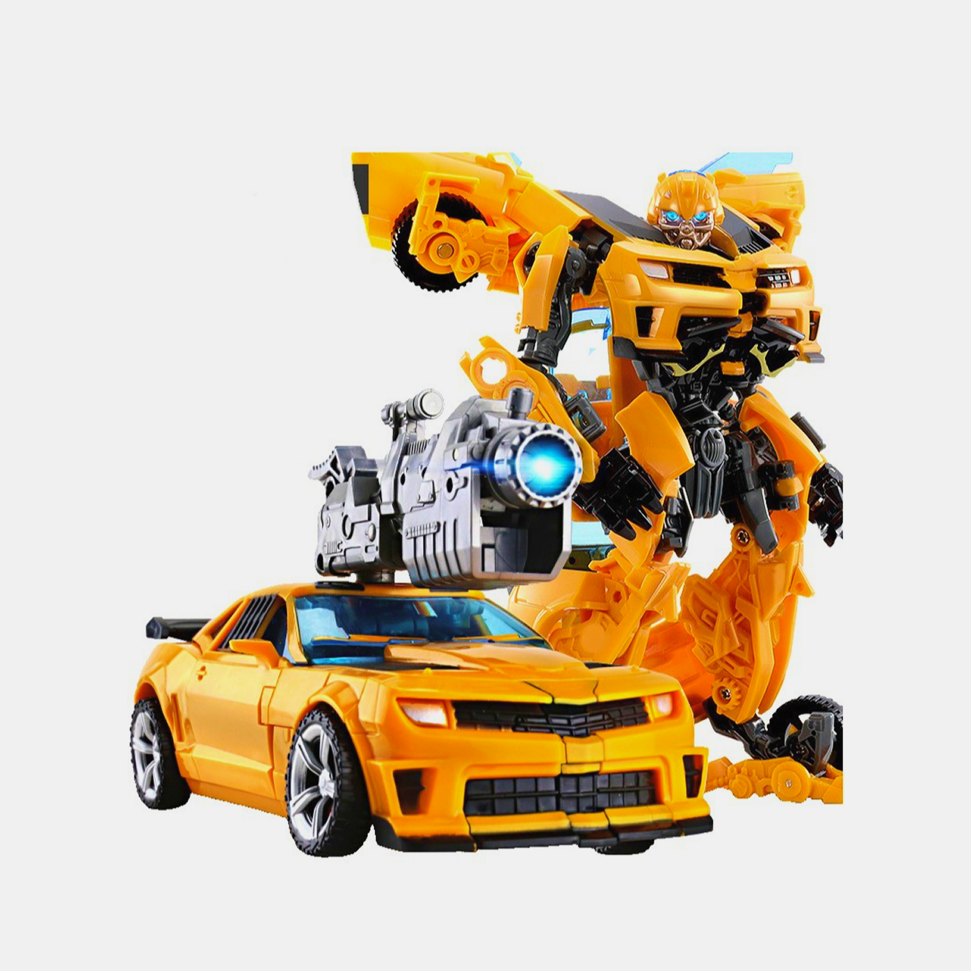IACCES Transformation Toy Model Car that converts into a dynamic robot, made of durable plastic, with a remastered, highly detailed finish