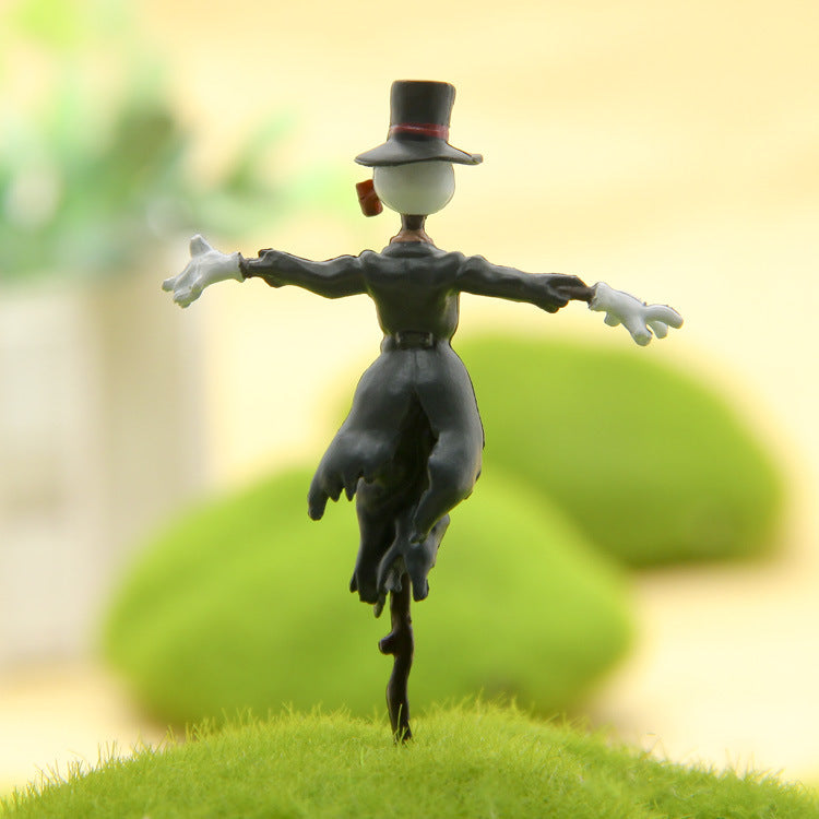 Handmade Korean scarecrow doll for micro landscape gardening