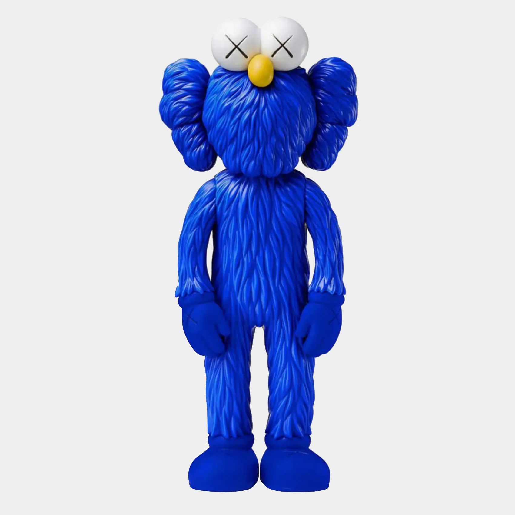 KAWS Companion figure in pink and black from the BFF Open Edition series, measuring 35.6 x 16 x 9.9 cm