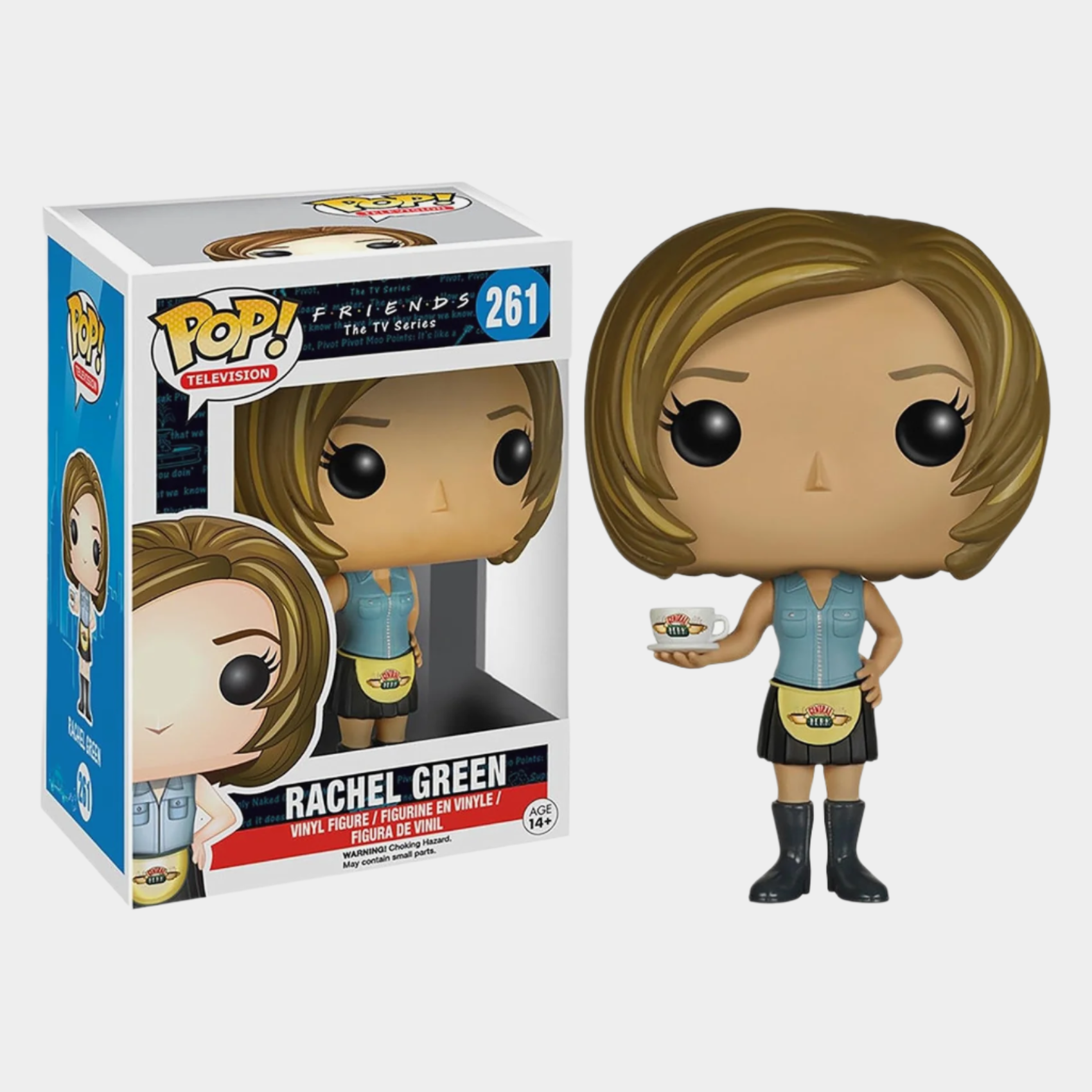 Funko Pop! dolls from the series Friends, made from durable vinyl, approximately 10-12 cm tall, packaged in a stylish color box