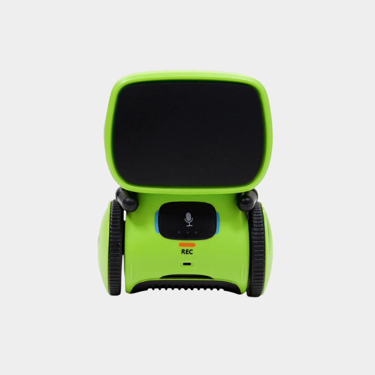 Interactive smart robot with voice and touch control, featuring Ukrainian language commands, touch sensors, and dynamic music and dance moves