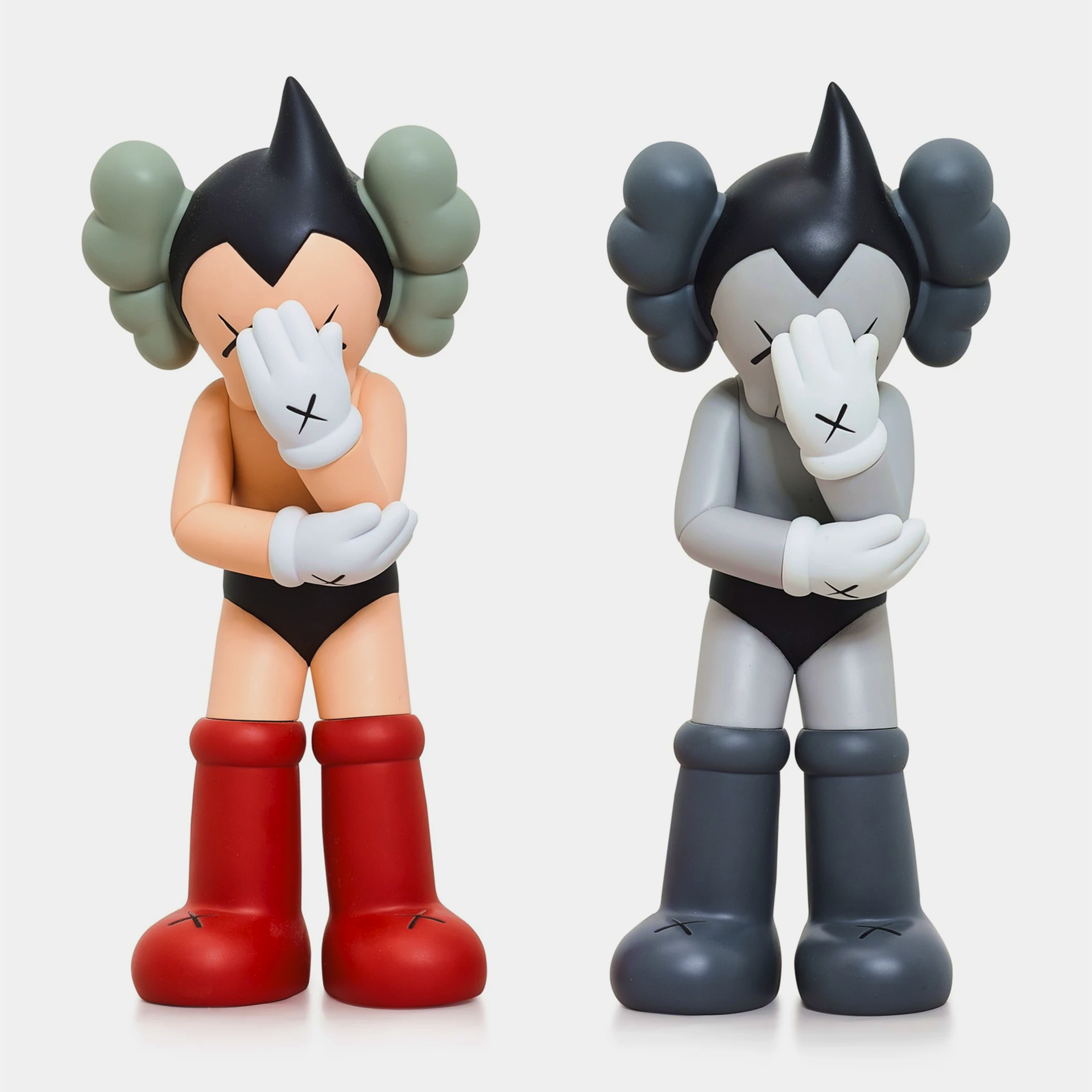 Bright and lively Astro Boy doll inspired by Sesame Street, posed with elegant gentlemanly style