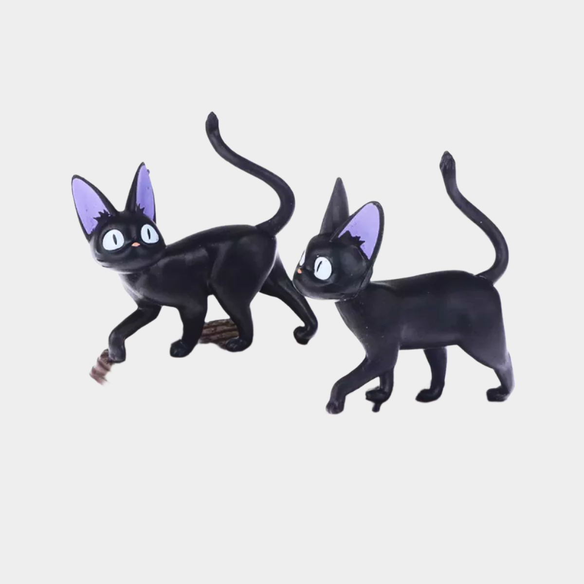 Black Cat Gigi kawaii ornament collection with detailed bases