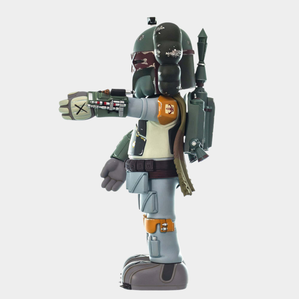 Exclusive KAWS Star Wars-inspired collectible figurine made from durable PVC, measuring 26 cm tall