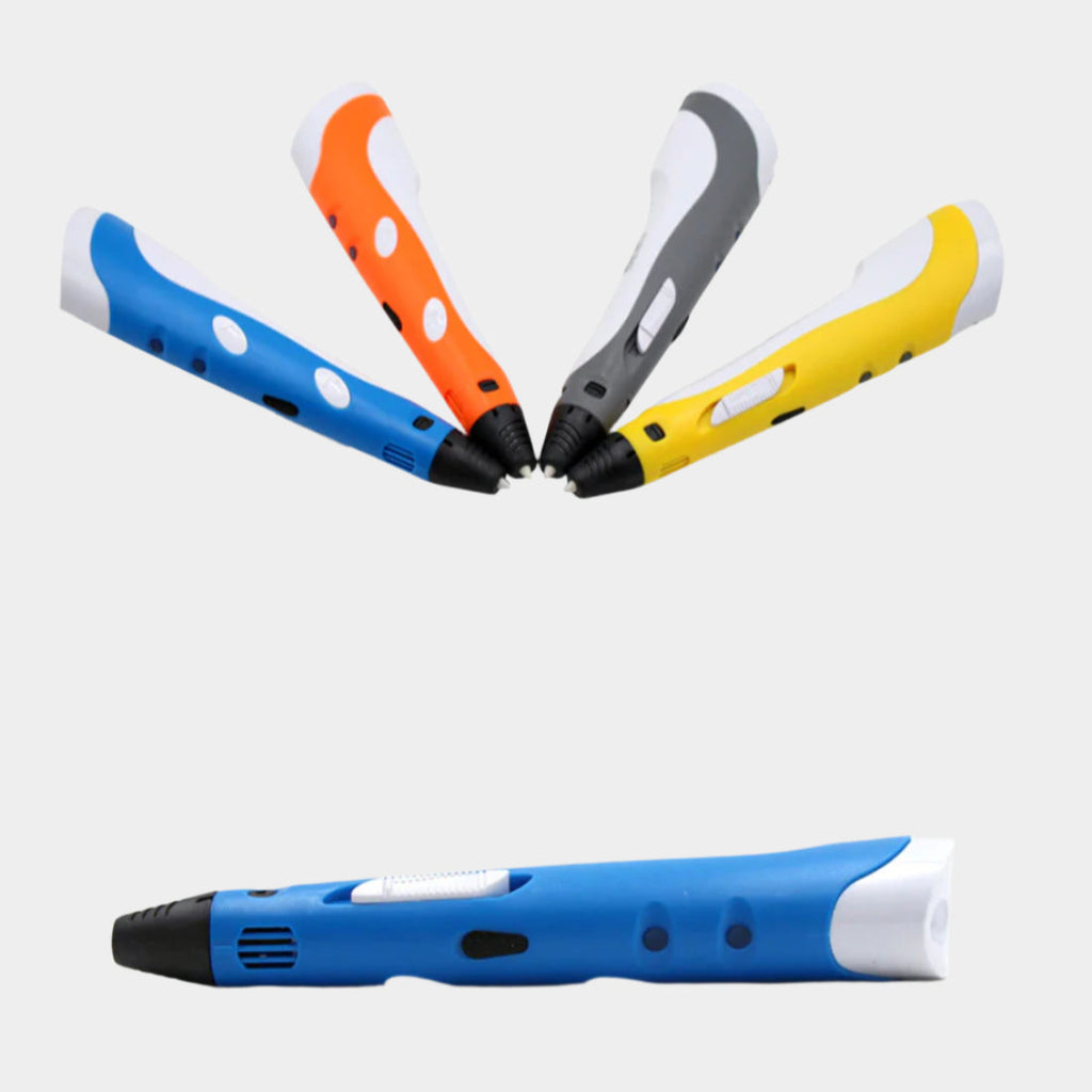 3D printing pen with color mixing function, plastic gear box transmission, and ABS construction, ideal for children’s DIY projects and creative gifts