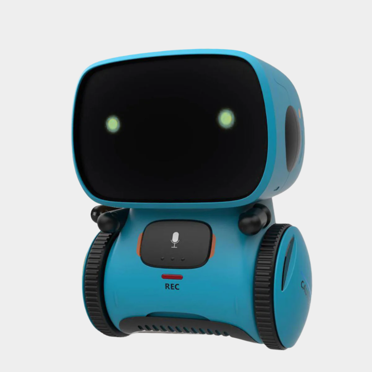 Interactive smart robot with voice and touch control, featuring Ukrainian language commands, touch sensors, and dynamic music and dance moves