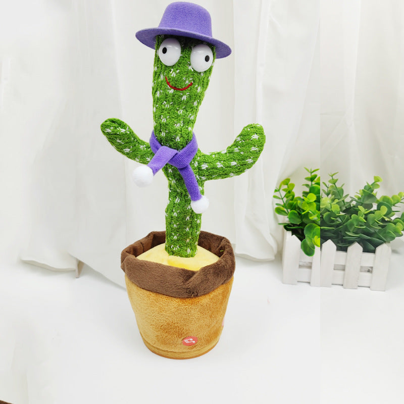 Dancing Cactus Toy – Interactive Singing & Dancing Plush