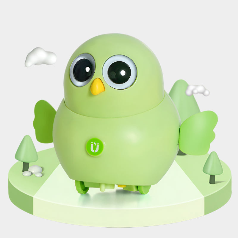 Electric Magnetic Swing Chicken Squad Toy featuring playful magnetic chickens that swing, walk, and open their wings, made from safe, durable plastic, packaged in a colorful gift box