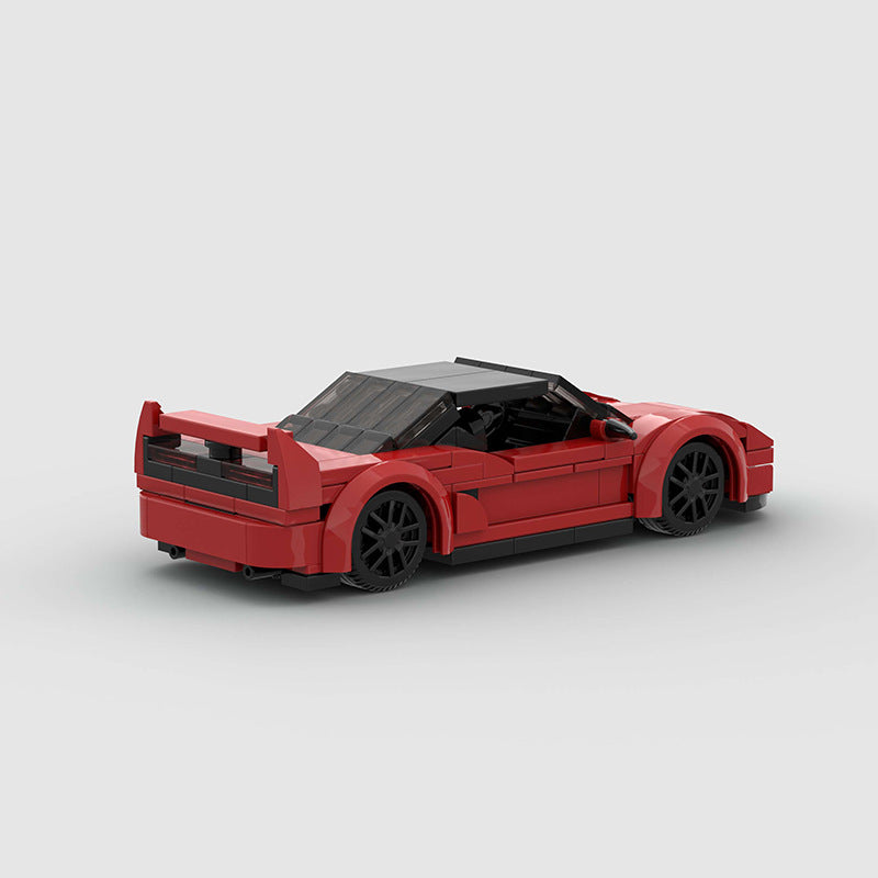 Acura NSX building block set featuring a compact, sleek sports car model constructed from high-quality ABS plastic, compatible with Lego bricks