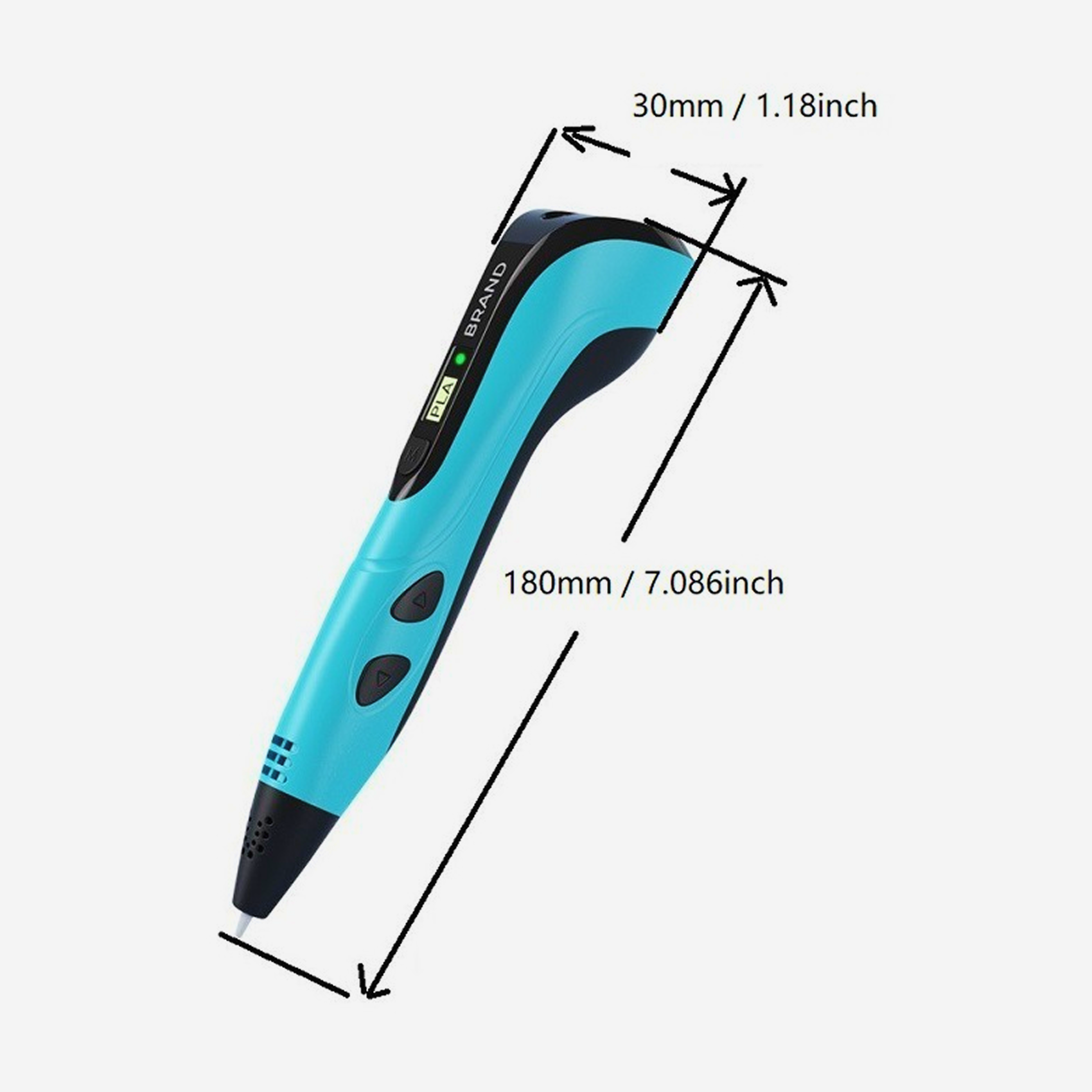 3D printing pen with color mixing function, plastic gear box transmission, and ABS construction, ideal for children’s DIY projects and creative gifts