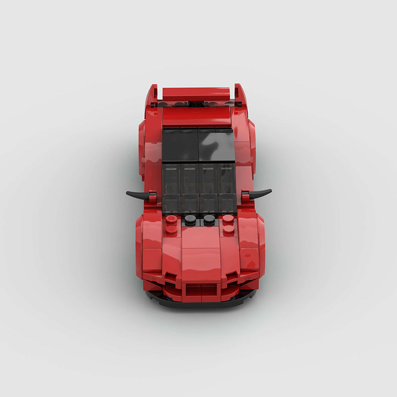 Acura NSX building block set featuring a compact, sleek sports car model constructed from high-quality ABS plastic, compatible with Lego bricks