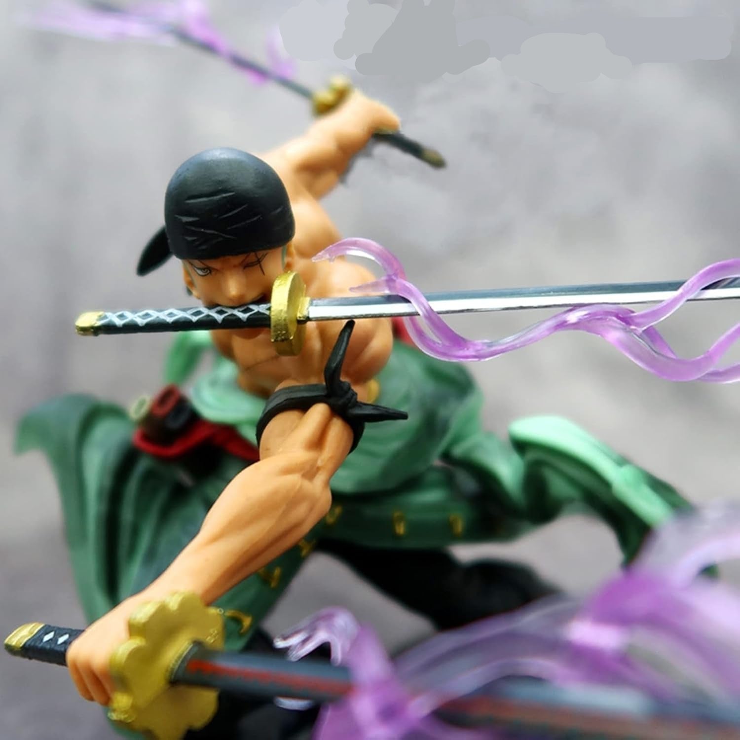 One Piece Zoro Figure - Collectible Model with Three Swords