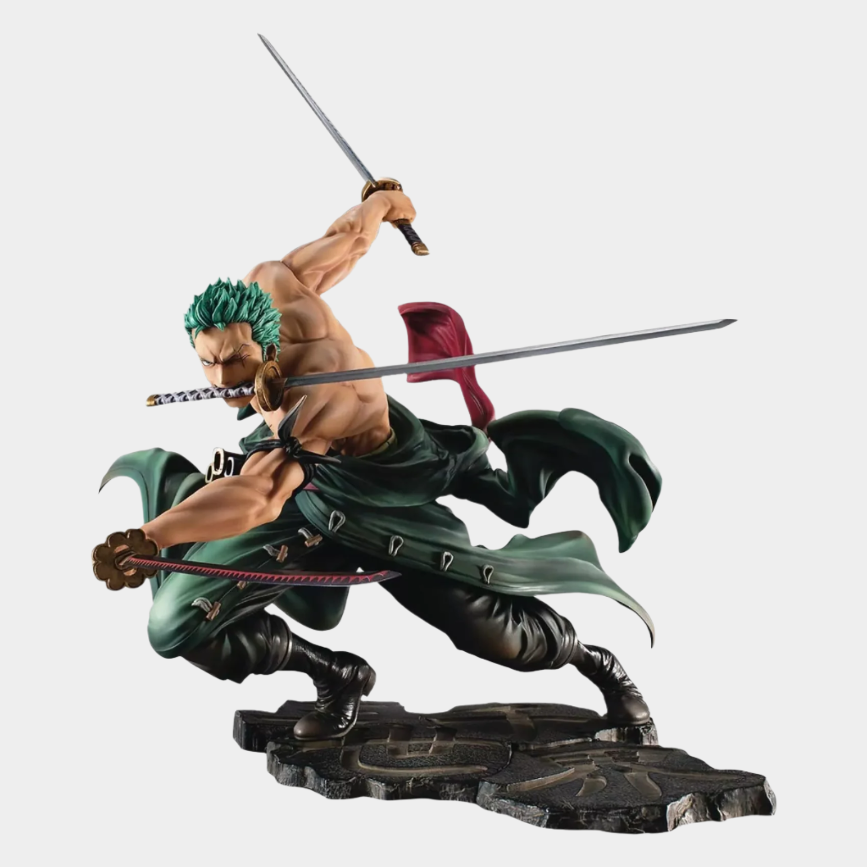 One Piece Zoro Figure - Collectible Model with Three Swords