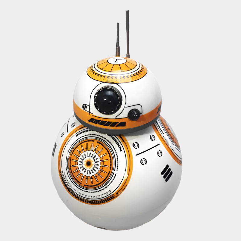 Star Wars BB-8 Robot with remote control, featuring analog sound effects, colorful lights, and realistic rolling movement
