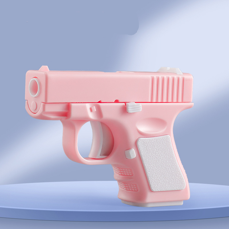 Simulation toy gun modeled after the Colt 1911, made of durable ABS plastic with a continuous shell-pushing mechanism
