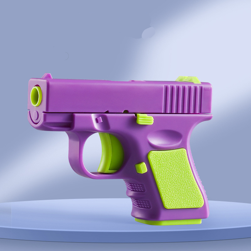Simulation toy gun modeled after the Colt 1911, made of durable ABS plastic with a continuous shell-pushing mechanism