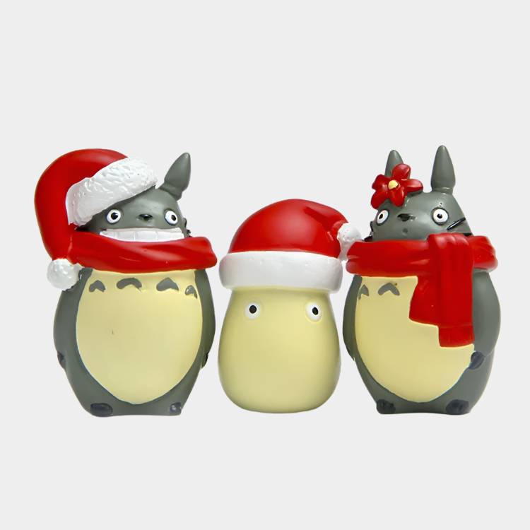 My Neighbor Totoro in a Scarf (Christmas Version) - Set of Figures